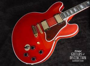 Gibson 2016 B.B. King Lucille Limited Cherry Semi-Hollow Body Electric Guitar (SN:10146734)