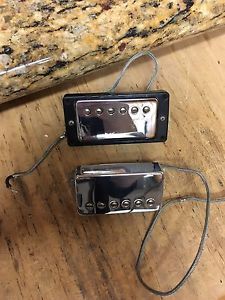 Vintage 60s Gibson Patent Number Pickups, 2 with Surrounds.  ( from 66 sg)