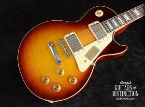 Gibson Custom True Historic 1958 Les Paul Reissue Electric Guitar Murphy Aged Vintage Dark Burst (SN:85239)