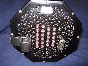 Wheatstone 44 Key Aeola Treble English Concertina -Fully Restored