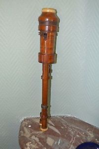 rare antique english double flageolet xixeme by simpson london for restoration