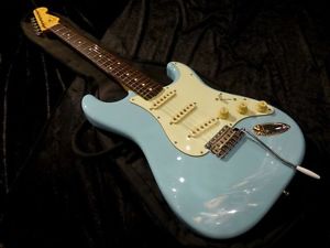 Fender Japan ST62-70TX Blue w/hard case F/S Guiter Bass From JAPAN #I47