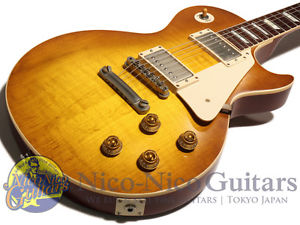 Gibson Custom Shop 2014 Historic 1958 Les Paul Plain Top VOS (Sunrise Tea Burst)
