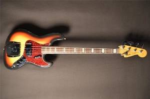 Fender Vintage 1966 Jazz Bass Vintage Sunburst All Original Electric Bass Guitar (SN:173773)
