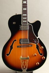 Epiphone Joe Pass Emperor II Vintage Sunburst From JAPAN free shipping #R1482