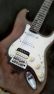 FENDER STRATOCASTER  LIUTERIA MOGANO ACERO SEYMOUR DUNCAN