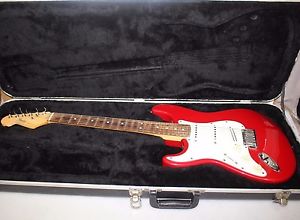 Fender American Stratocaster Left-Handed w/Duncan SHR1 Hot Rails Humbucker & HSC