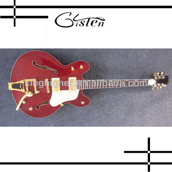 Jazz red classical electric guitar J18