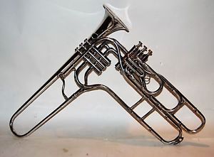 6 valve trombone by Van Engleln 1893 to 1926, presentation model Mr Dax