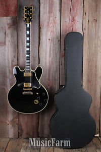 Gibson 1993 BB King Lucille 355 Semi Hollowbody Electric Guitar Ebony with Case