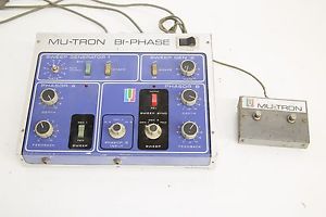 Musitronics Mu-Tron Mutron BI-PHASE PHASER SHIFTER MUSITRONICS with FOOTSWITCH