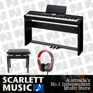 Casio Privia PX-360BK Kit 88 Weighted Key Digital Piano w/ Stool + Headphones