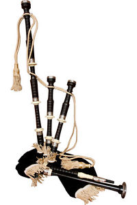 Roosebeck Full Size Ebony Bagpipe w/ Black Cover