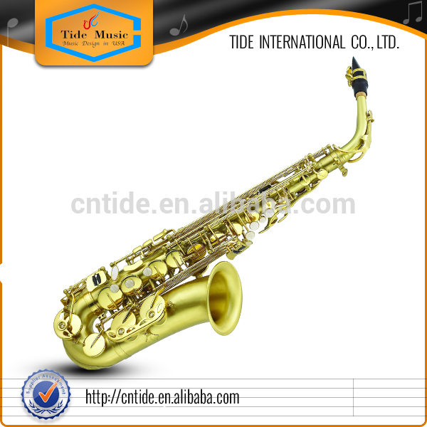 High Grade Alto Saxophone Original Brass Color Film Coating