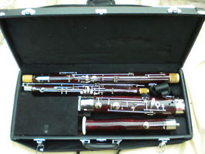 26 key maple bassoon C key  cupronickel parts