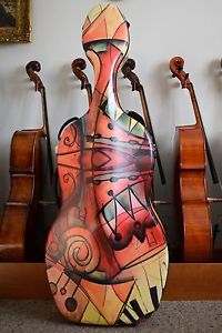 Cello Cellokasten Celloetui Cellokoffer  "La Musica" B&C Original Carbon Karbon