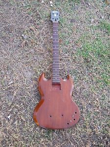 1961 Gibson EB-0 Bass Body Neck, Hull, Carcus, Vintage, Project, Has Potential