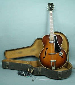1940 Gibson L-7 Sunburst Non-Cutaway Archtop Acoustic Guitar Dearmond 1100 OHSC
