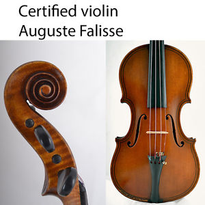 A Beautiful master violin by Auguste Falisse  - Silvestre -  Certified violin