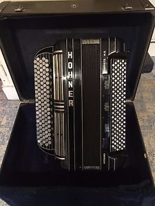 Accordéon chromatique HOHNER MORINO ARTISTE VID MD 4 voix 5 rangs MG 127 basses