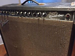 Vintage 1964 Fender Blackface Super Reverb Amplifier - Phenomenal!!