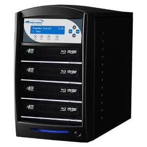SharkBlu SATA BDXL Blu-ray/DVD/CD Tower Duplicator