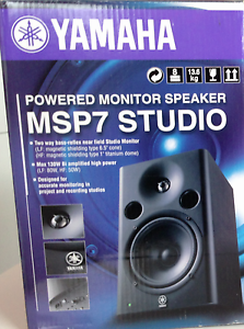 Yamaha MSP7 Powered Studio Monitors  A+ Excellent Condition