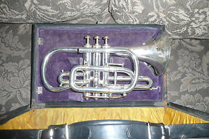 Beautiful 1886 Conn Wonder Cornet - Key of Bb and A