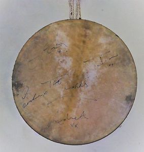 Bodhran Bodhrán Drum Signed by the Corrs - Authentic and Rare