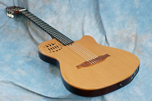Godin ACS Cedar Nylon SA Natural Onboard Transducer/ Synth Pickup System