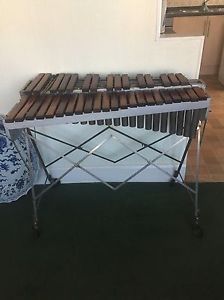 Old Marimba With Mallets To Play It