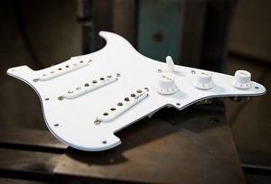 NEW Seymour Duncan Jimi Hendrix Strat VooDoo Loaded Pickguard White - 11550-08