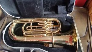 Tuba Corton by Amati w/Mouthpiece + Case 35cm Diameter 17cm Bore Trumpet Family