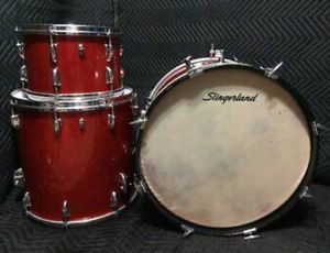 1965 Slingerland Red Sparkle Drum Set 20/12/16