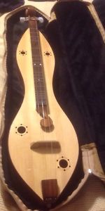 Troy Simontone Custom Mountain Dulcimer Double Resonator Back. Beautiful! "Rare"
