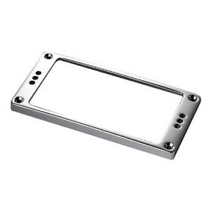 Schaller 205 Tonabnehmer-Zubeh&ouml;r Rahmen f&uuml;r Humbucker flach 6,35mm Metall gebogen Chrom