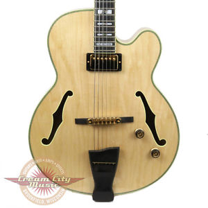Used Ibanez PM200NT Pat Metheny Signature Model Hollow Body Guitar Natural