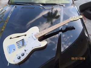 Fits Fender SIXKILLER-TELE 69 RI  HEADSTOCK PAINTED TO MATCH ANTIQUE WHITE