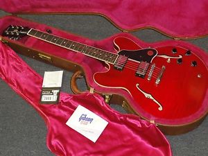 1992 GIBSON ES335 DOT NECK ELECTRIC GUITAR w/ BROWN GIBSON CASE ES DOT