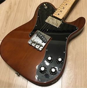Very Rare! Fender Mexico '72 Telecaster Custom Guitar Walnut 80 Limited Model