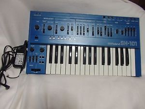 BLUE SH-101 Vintage Analog Synthesizer w/universal adapter sh101 w/adapter