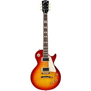 Gibson Custom Shop CSLPSLSSWCNH1 CS Les Paul Long Scale Slim Neck Solid-Body Electric Guitar, Washed Cherry