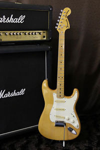 Vintage 1975 made Fernandes Stratocaster FST-75N Natural finish Made in Japan