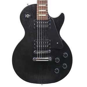 2009 GIBSON LES PAUL STUDIO FADED ELECTRIC GUITAR SATIN EBONY FINISH