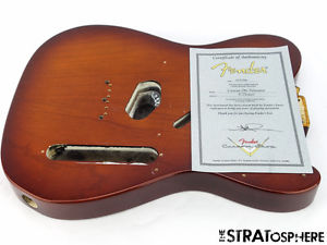 2009 USA Fender Custom Shop Deluxe Telecaster Tele BODY Violinburst Ash