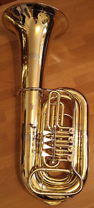 Deutsche Bb Tuba J. SCHRAMM GRASLITZ + MINIBAL