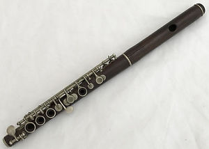 Antique Buffet Crampon Conical Rosewood Piccolo in C - L.L.Louis Lot Headjoint