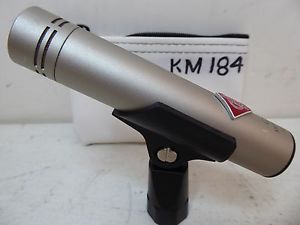 NEUMANN KM184 CLASSIC CONDENSER MICROPHONE WITH CLIP & POUCH KM 184 LQQK