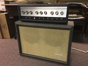 1964 Silvertone 1484 Twin Twelve Vintage Guitar Amp Sears RCA Tubes Excellent