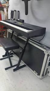 YAMAHA S90 SYNTHESIZER KEYBOARD WITH ROAD CASE